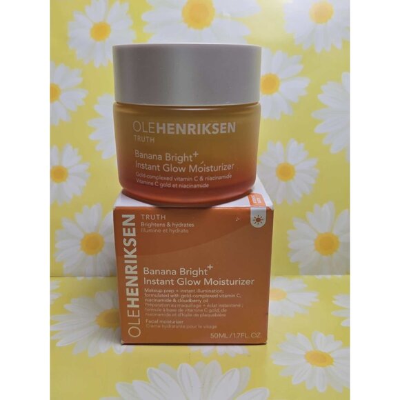Ole Henriksen Banana Bright Instant Glow Daily Ultra Moisturizer 1.7oz 50ml BNIB - Picture 1 of 7
